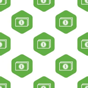 Dollar banknote pattern 库存插图