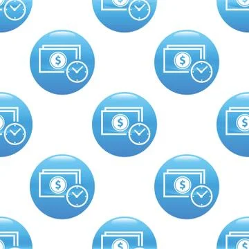 Dollar banknote sign pattern 库存插图