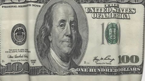 Dollar Banknote Transition Animation on Alpha Channel, Loop Stock Footage 297747166