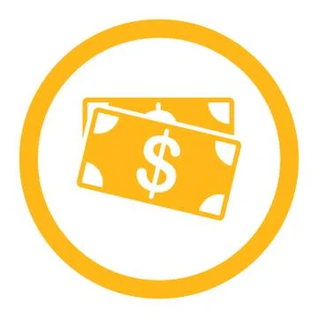 Dollar Banknotes icon Stock Illustration