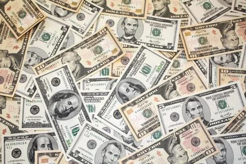Dollar banknotes Stock Photos