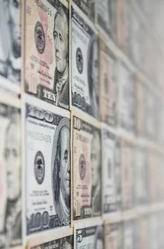 Dollar banknotes Stock Photos