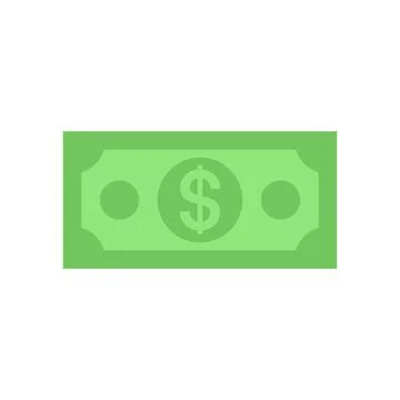 Dollar bill icon Stock Illustration