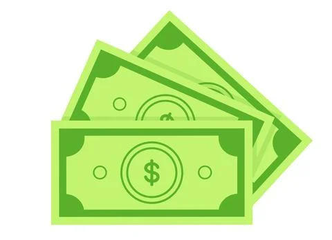 Dollar. The bill. Illustrazione stock