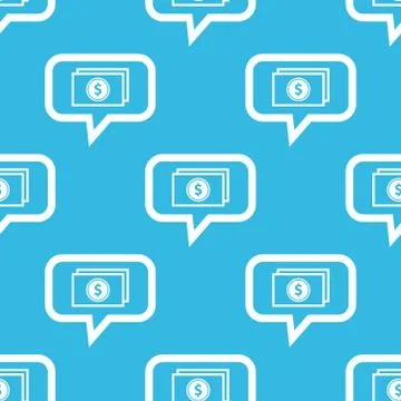 Dollar bill message pattern Illustrazione stock