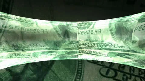 Dollar Bill Motion Mapping 動画素材 24718139