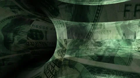 Dollar Bill Motion Mapping 動画素材 24718183