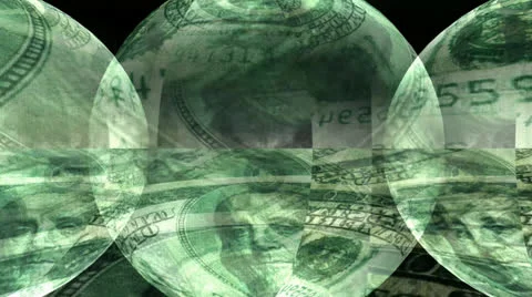 Dollar Bill Motion Mapping Stock Footage 24718219