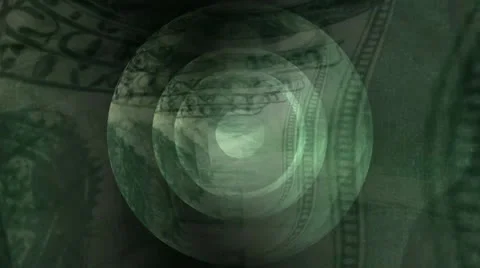 Dollar Bill Motion Mapping 動画素材 24718232