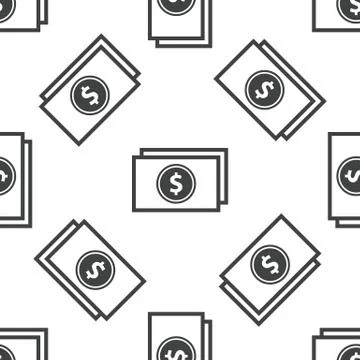 Dollar bill pattern Stock Illustration