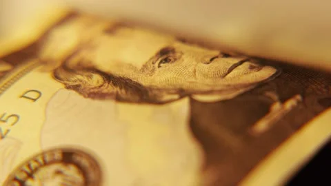 Dollar Bill President Stock Footage 284987776