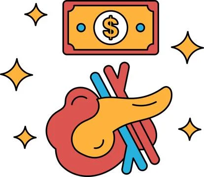 A dollar bill is on top of a dollar bill Stock Illustration
