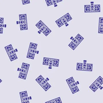 Dollar bill uncle sam glyph seamless pattern Stock Illustration