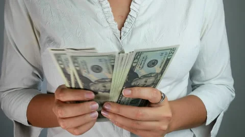 Dollar bills of 20 dollars Stock Footage 234131129