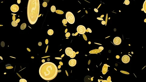Dollar Bills 4K Video motion graphic animation Stock Footage 285485931