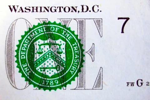 Dollar bills as a background Stock Photos