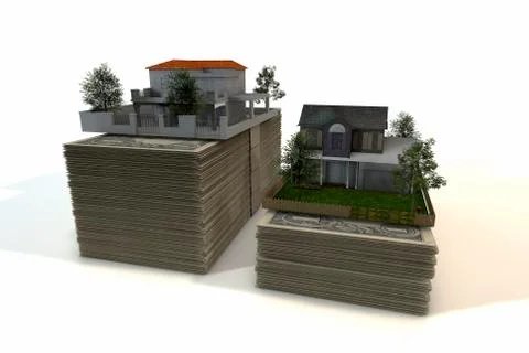 Dollar-Bills Stock Illustration