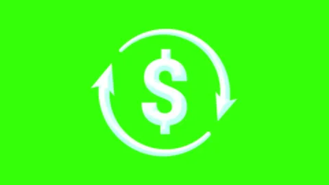 Dollar bills increase rotating animation of dollar bills display zoom in zo.. Stock Footage 255664258