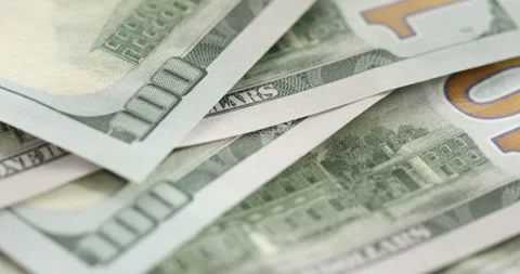 Dollar bills. money close up Stock Footage 244471831