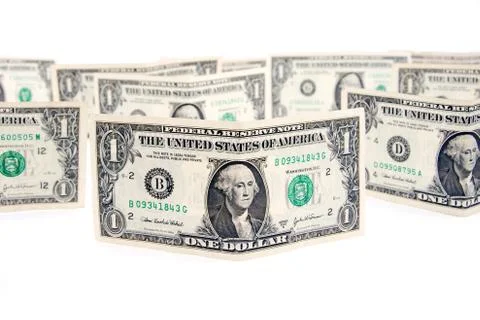 Dollar bills Stock Photos