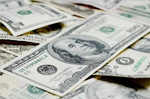 Dollar bills Stock Photos
