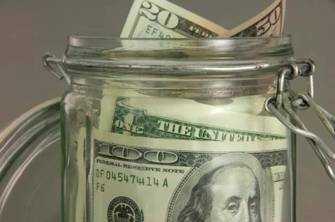 Dollar bills Stock Photos