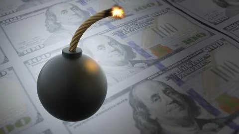 Dollar bumb Stock Illustration