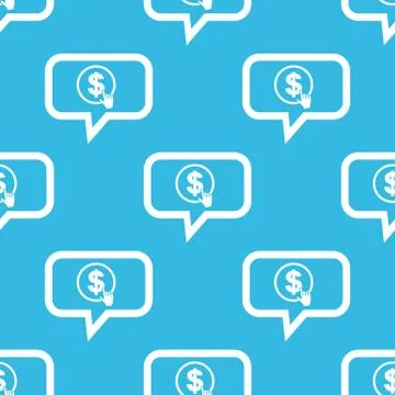 Dollar click message pattern Stock Illustration