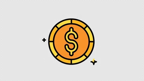 Dollar Coin Stock Footage 287125484