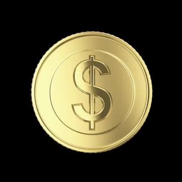 Dollar coin Stock Illustration