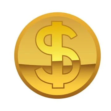 Dollar coin Stock-Illustration