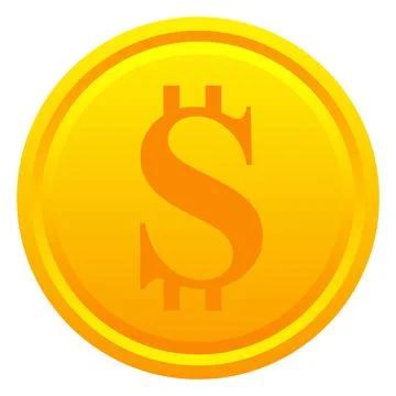 Dollar coin Illustrazione stock