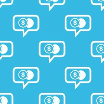 Dollar coin message pattern Stock Illustration