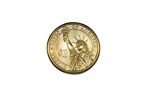 Dollar coin Stock Photos