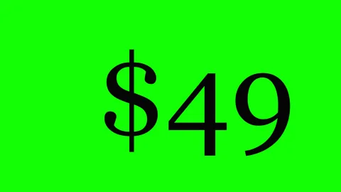 Dollar Counter Animation: 1to100 Explosive Growth Stockbeeldmateriaal 302467690