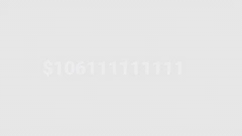 Dollar Counter Animation Reaching Five Hundred Billion Dollars Video stock 342589172