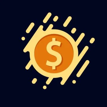 Dollar currency concept Illustrazione stock