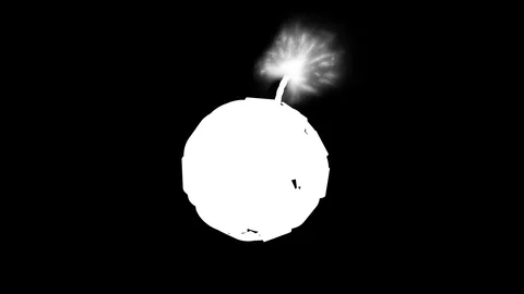 Dollar currency makes bomb, Explode bombs. Stock Footage 79712191
