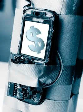 Dollar currency problem Stock Photos