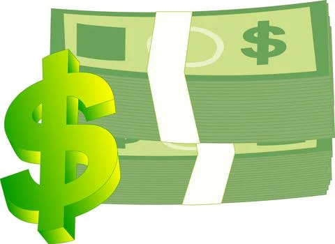 Dollar currency vector illustration Stock Illustration