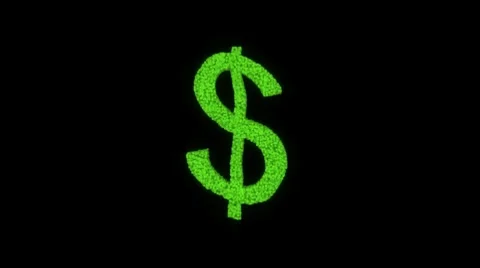 Dollar Deconstruct (HD) Stock Footage