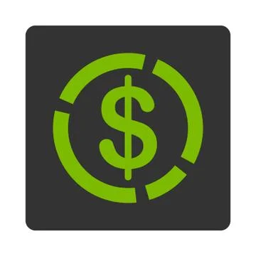 Dollar Diagram Icon Stock Illustration