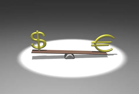 Dollar-Euro Vídeo Stock 1045432