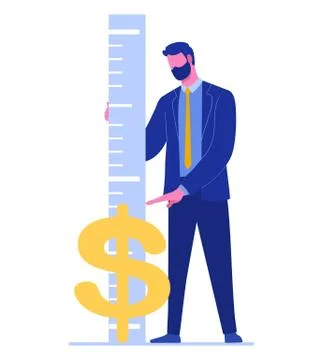 Dollar exchange rate Stock Illustration