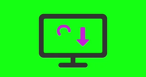 Dollar fall down 2d animated icon in two colors Stock Footage 262074793