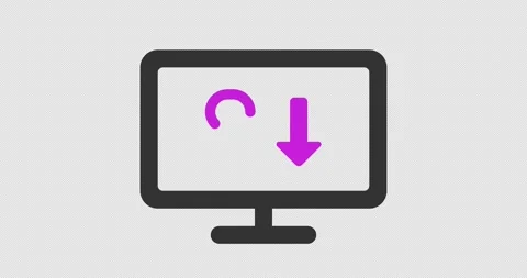 Dollar fall down 2d animated icon in two colors Stock Footage 262074830