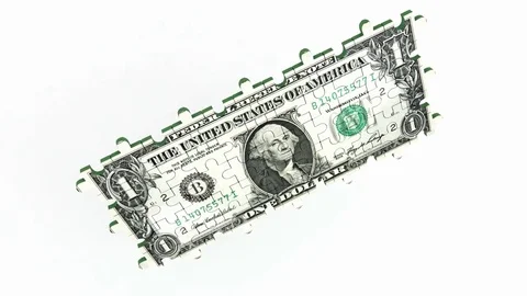 Dollar Falling And Crushing Stock Footage 75885047