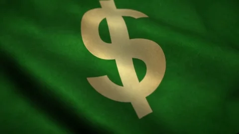Dollar Flag Stock Footage 83140481