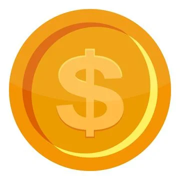 Dollar Game Coin Illustrazione stock