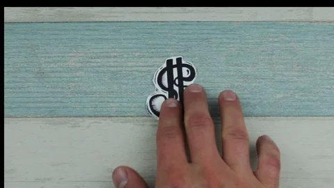 Dollar in the gentleman style Stock Footage 91281869
